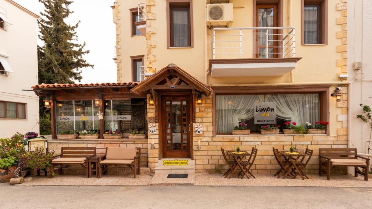 Limon Otel Foça Buitenkant foto